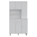 Kitchen Pantry Piacenza, Kitchen, White White Particle Board Particle Board