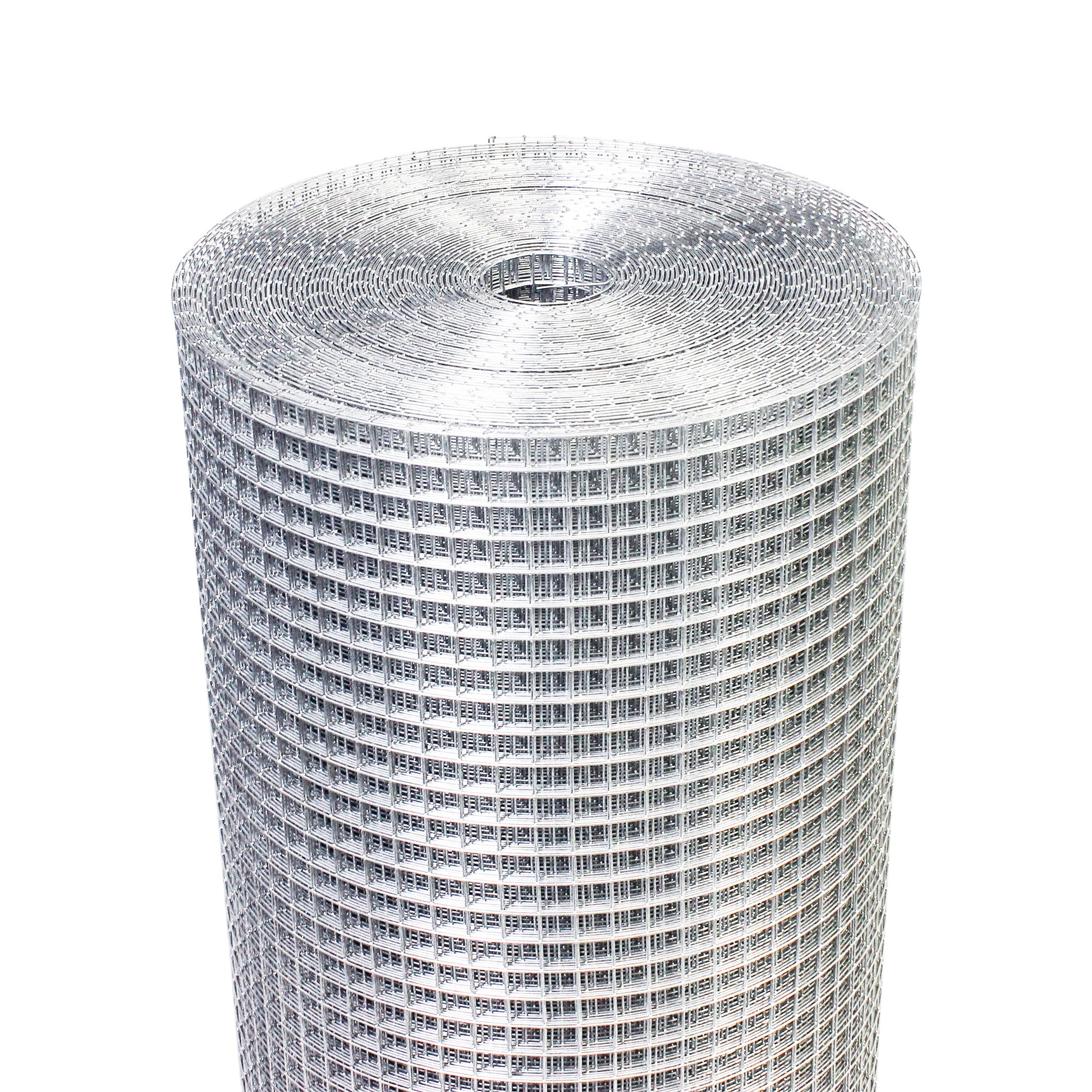 Hardware Cloth 1 4 Inch 48In X 100Ft 23 Gauge, Hot Dip Galvanized After Welding Chicken Wire Fence Roll Garden Plant Welded Metal Wire Fencing Roll, Rabbit Cages Snake Fence Silver Metal