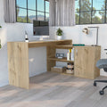 L Shaped Desk Desti, Office, Light Oak Light Oak Particle Board Particle Board