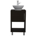 Single Bathroom Vanity Pigmag, Bathroom, Black Black Particle Board Particle Board