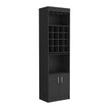 Bar Cabinet Modoc, Living Room, Black Black Particle Board Particle Board