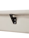 Queen Size Upholstered Platform Bed With Sensor Light And Ergonomic Design Backrests, White White Upholstered