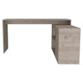 L Shaped Desk Desti, Office, Light Gray Light Gray Particle Board Particle Board