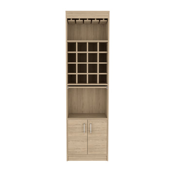 Bar Cabinet Atanasio, Living Room, Light Pine Beige Particle Board Particle Board