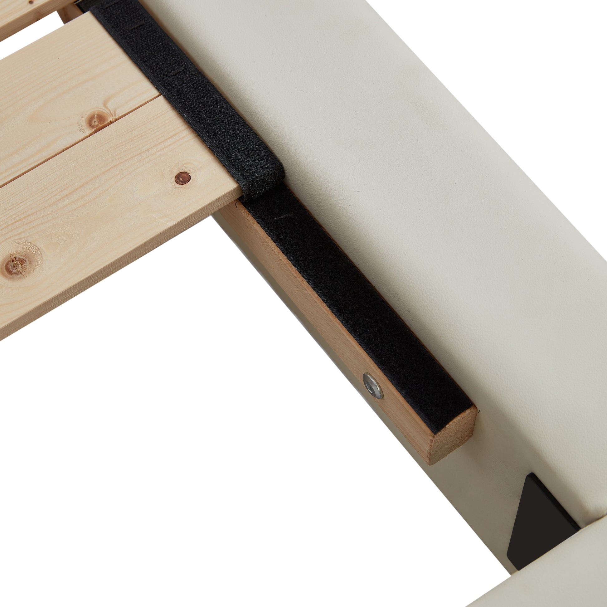 Full Size Upholstered Platform Bed With Sensor Light And Ergonomic Design Backrests, White White Upholstered