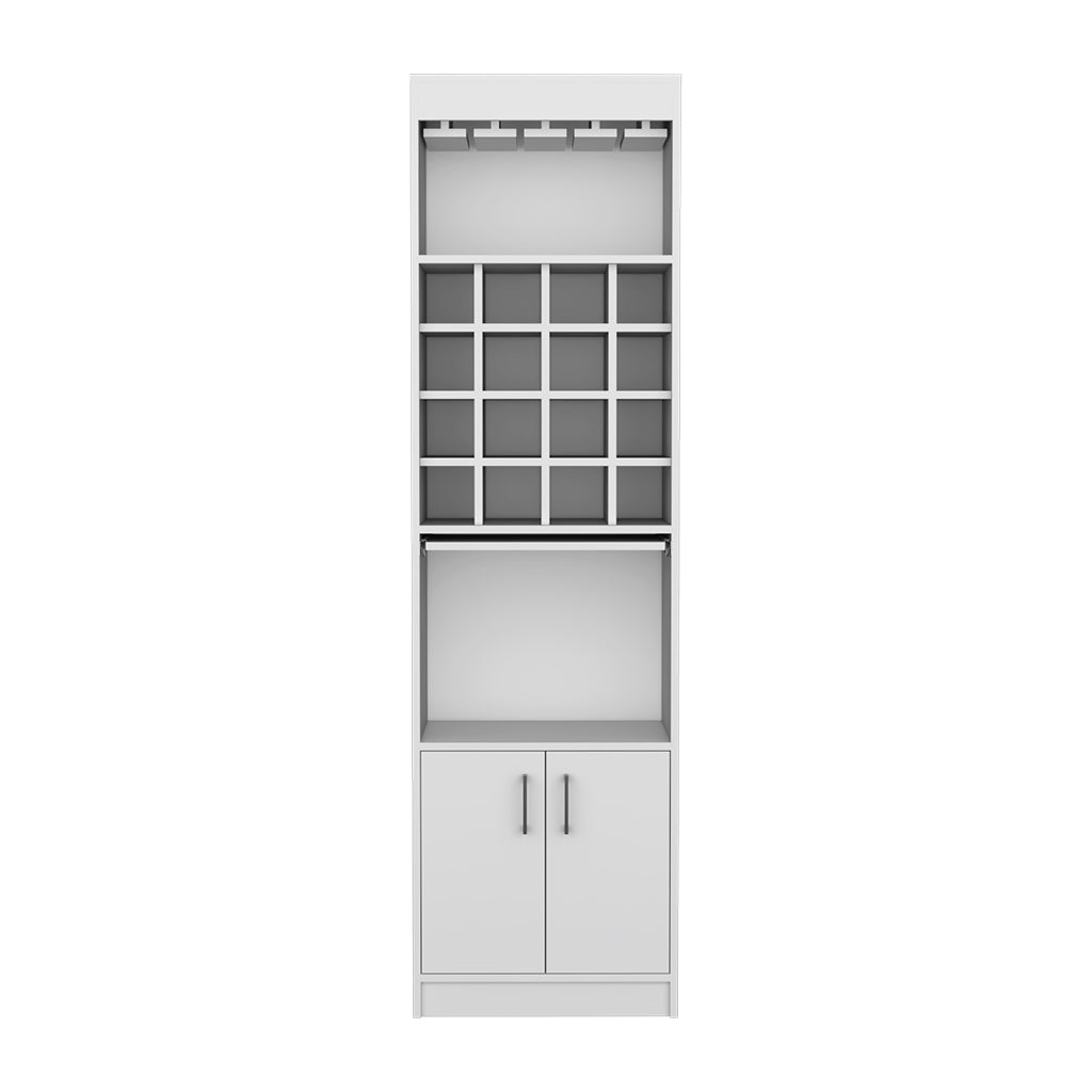 Bar Cabinet Modoc, Living Room, White White Particle Board Particle Board