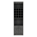 Bar Cabinet Modoc, Living Room, Smokey Oak Gray Particle Board Particle Board