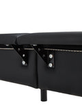 Full Size Upholstered Platform Bed With Sensor Light And Ergonomic Design Backrests, Black Black Upholstered