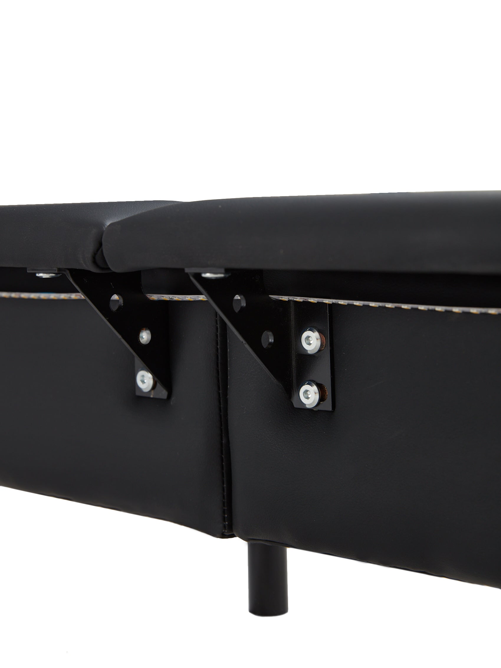 Full Size Upholstered Platform Bed With Sensor Light And Ergonomic Design Backrests, Black Black Upholstered