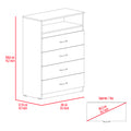Dresser Atlanta, Bedroom, Black Black Particle Board Particle Board