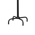 Black Metal Coat Rack Black Primary Living Space Traditional Metal