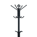 Black Metal Coat Rack Black Primary Living Space Traditional Metal