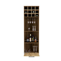 Corner Bar Cabinet Catalu A, Living Room, Mahogany Aged Oak Multicolor Particle Board Particle Board