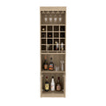 Bar Cabinet Atanasio, Living Room, Light Pine Beige Particle Board Particle Board