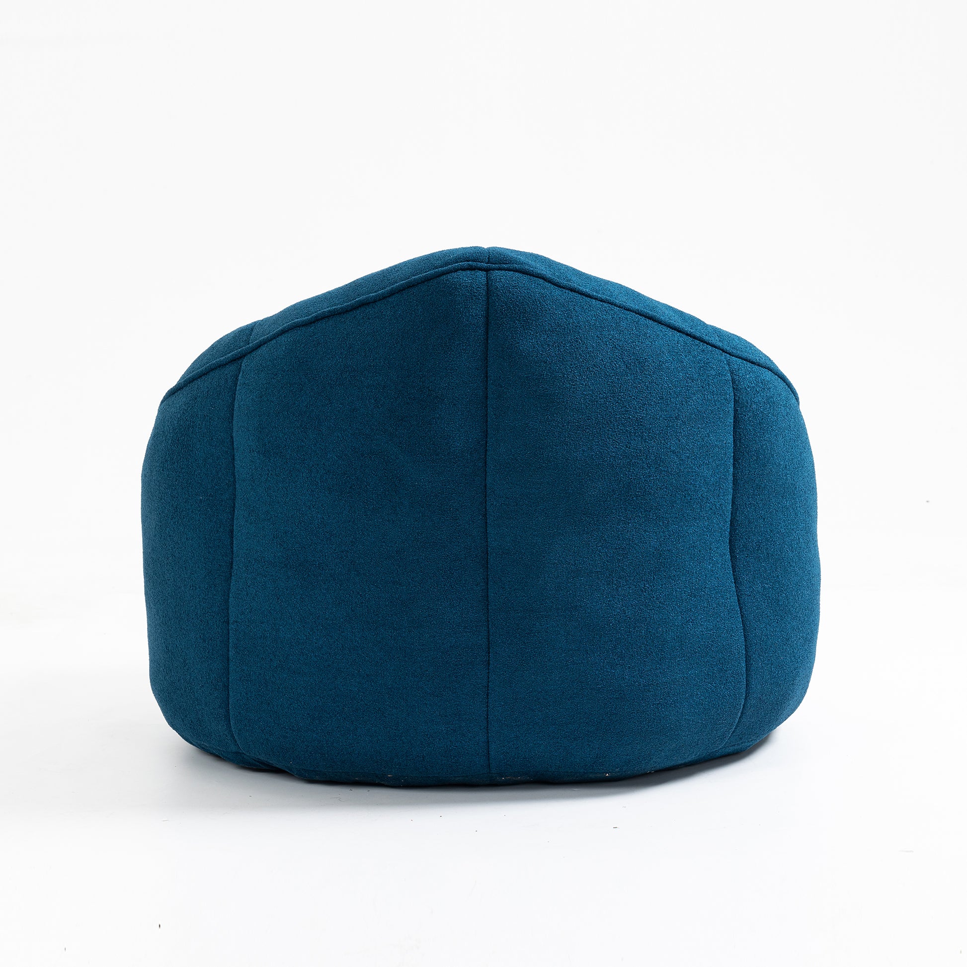 Bedding Bean Bag Sofa Chair High Pressure Foam Bean Bag Chair Adult Material With Padded Foam Padding Compressed Bean Bag With Footrest Blue Microfiber