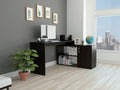 L Shaped Desk Desti, Office, Black Black Particle Board Particle Board