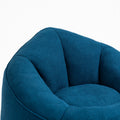 Bedding Bean Bag Sofa Chair High Pressure Foam Bean Bag Chair Adult Material With Padded Foam Padding Compressed Bean Bag With Footrest Blue Microfiber