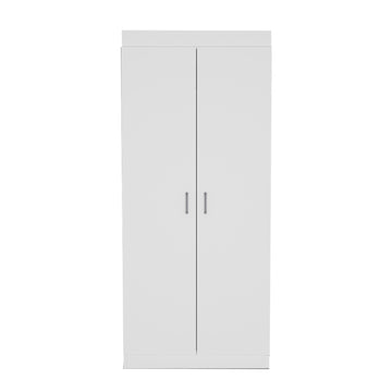 Pantry Cabinet Orlando, Kitchen, White White Particle Board Particle Board