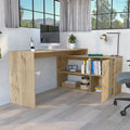 L Shaped Desk Desti, Office, Light Oak Light Oak Particle Board Particle Board