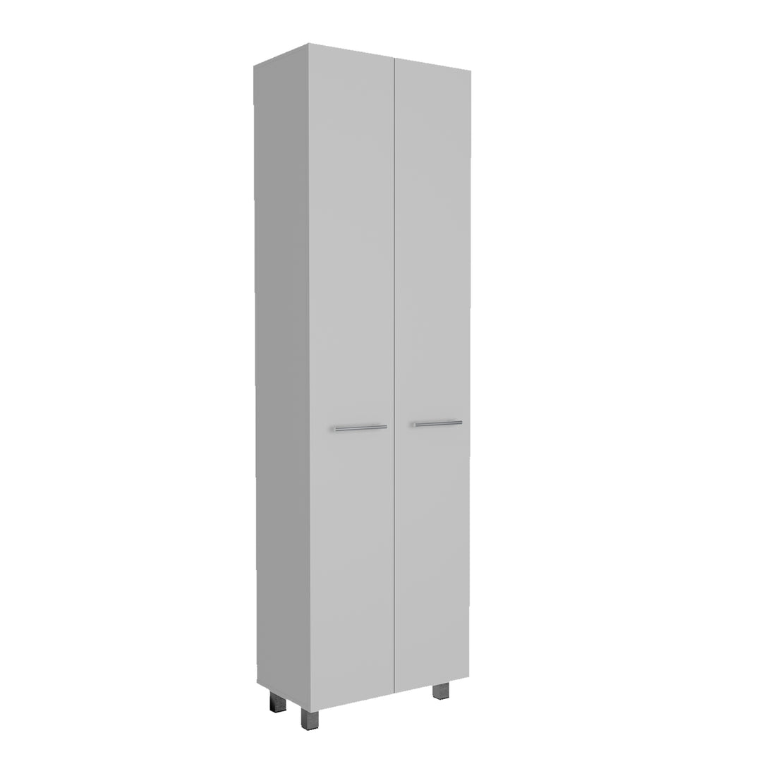 Pantry Cabinet Phoenix, Kitchen, White White Particle Board Particle Board