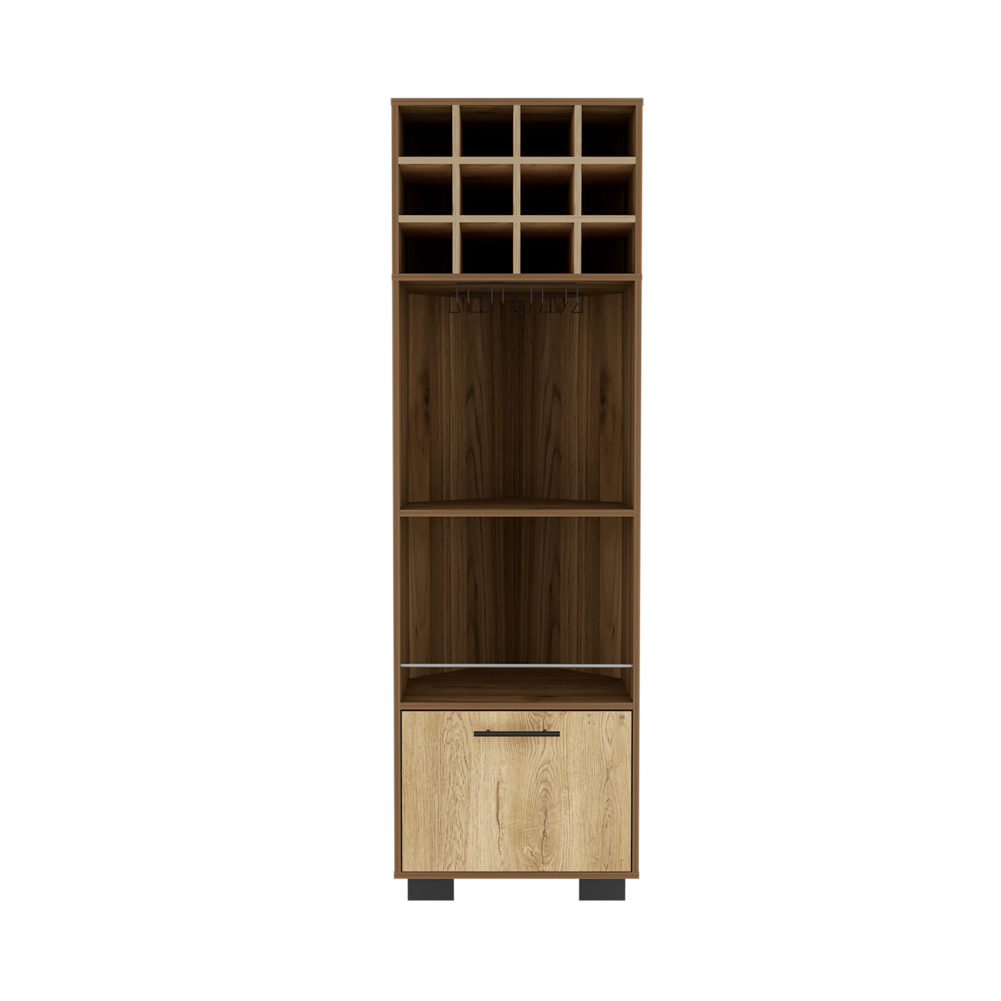 Corner Bar Cabinet Catalu A, Living Room, Mahogany Aged Oak Multicolor Particle Board Particle Board