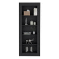 Bookcase Wray, Office, Black Black Particle Board Particle Board