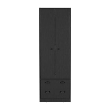 Armoire Hobbs, Bedroom, Black Black Particle Board Particle Board