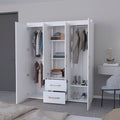 Armoire Elma, Bedroom, White White Particle Board Particle Board