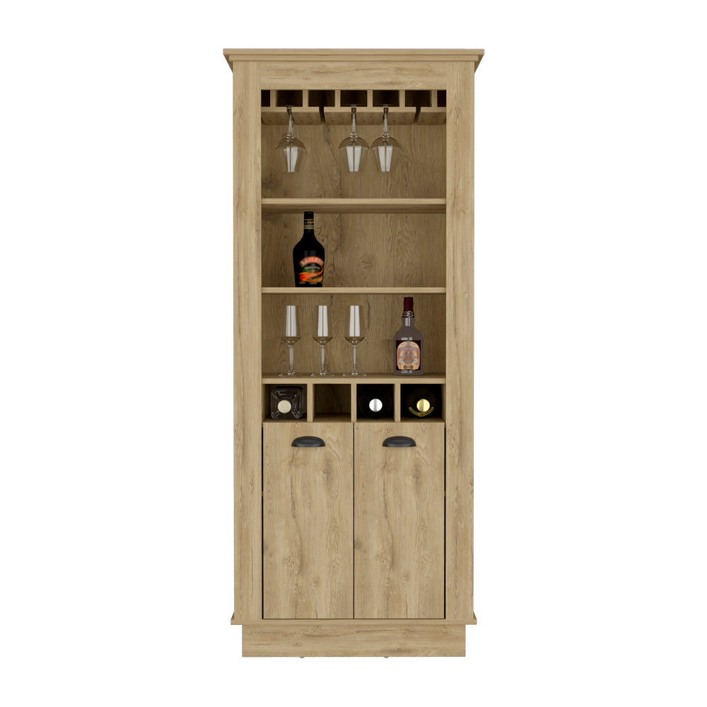 Bar Cabinet Provo, Living Room, Macadamia Beige Particle Board Particle Board