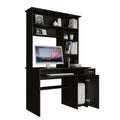 Computer Desk Acequia, Office, Black Black Particle Board Particle Board