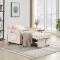 Three In One Sofa Bed Chair Folding Sofa Bed Adjustable Back Into A Sofa Recliner Single Bed Adult Modern Chair Bed Berth Creamy White White Wood Primary Living Space Medium Duty Eucalyptus 1 Seat Creamy White Velvet Medium Soft Tufted Back Modern Pillow