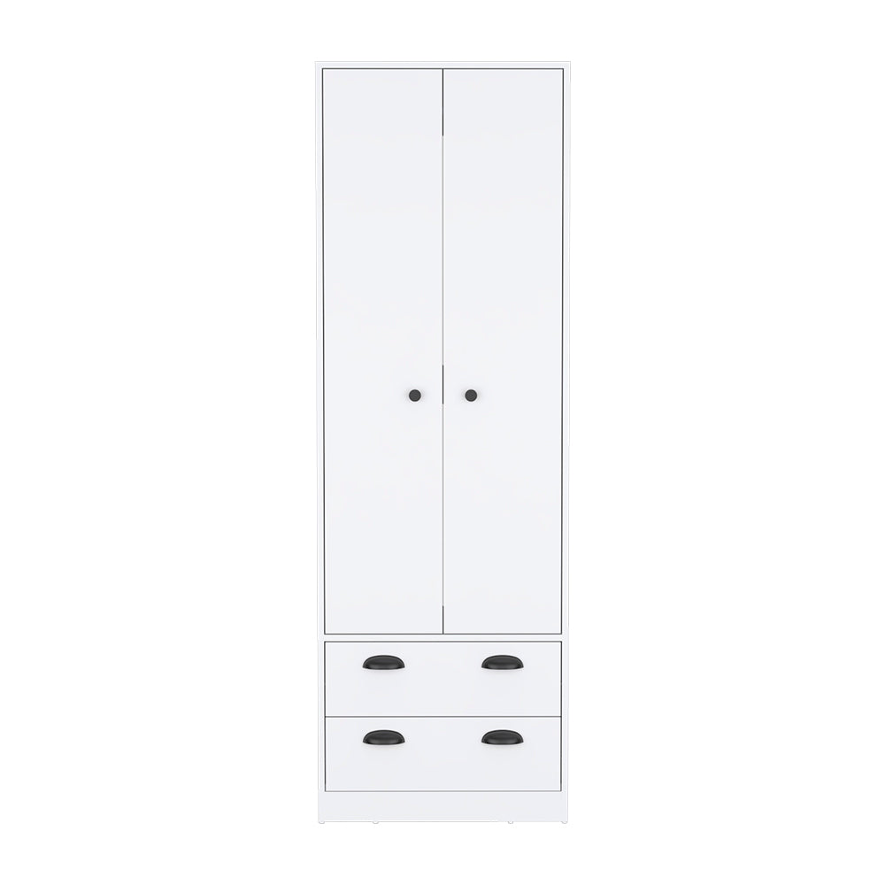 Armoire Hobbs, Bedroom, White White Particle Board Particle Board
