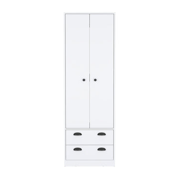 Armoire Hobbs, Bedroom, White White Particle Board Particle Board