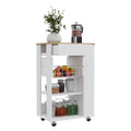 Kitchen Cart Sonex, Kitchen, White Light Oak White Light Oak Particle Board Particle Board