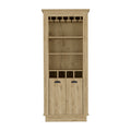 Bar Cabinet Provo, Living Room, Macadamia Beige Particle Board Particle Board