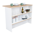 Kitchen Bar Dayton, Kitchen, White Light Pine Light Oak Particle Board Particle Board