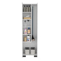 Broom Cabinet Lucin, Garage, White White Particle Board Particle Board