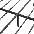 Queen Size Metal Platform Bed Frame With Upholstery Storage Function Headboardand Usb Liner And Footboard With Drawersno Box Spring Needed, Large Under Bed Storage, Easy Assemble Black Gray Mdf Metal