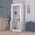 Bar Cabinet Provo, Living Room, White White Particle Board Particle Board