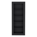 Bookcase Wray, Office, Black Black Particle Board Particle Board