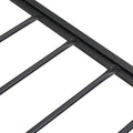 Full Size Metal Platform Bed Frame With Upholstery Storage Function Headboardand Usb Liner And Footboardno Box Spring Needed, Large Under Bed Storage, Easy Assemble Beige Black Metal & Wood