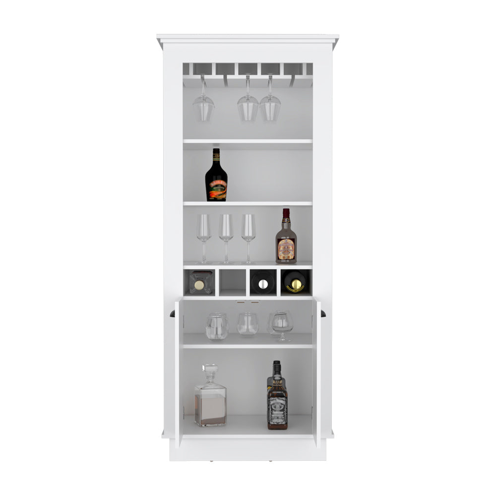 Bar Cabinet Provo, Living Room, White White Particle Board Particle Board