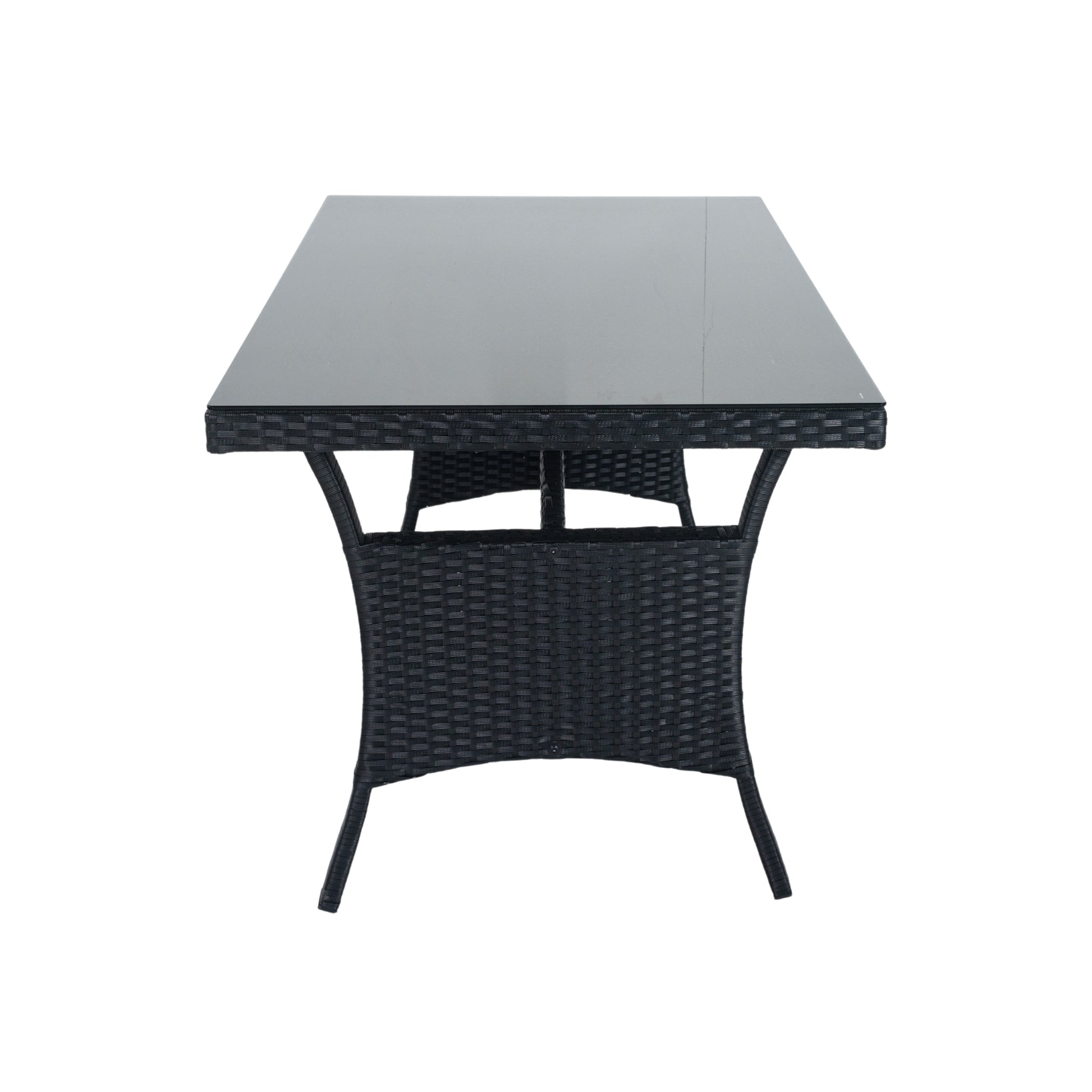 5 Piece Patio Wicker Outdoor Sectional Set 9 Seater Conversation Set With 3 Storage Under Seat Black Wicker Dark Grey Cushion Yes Complete Patio Set Black Rust Resistant Frame Mildew Resistant Cushion Garden & Outdoor Modern Complete Patio Sets Fiber