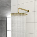 Shower Faucet Set,Shower System With 10 Inch Rainfall Shower Head And Shower Valve, Gold Gold Stainless Steel