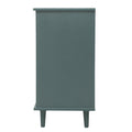 2 Door 3 Drawer Cabinet, American Furniture, Suitable For Bedroom, Living Room, Study Dark Green Particle Board