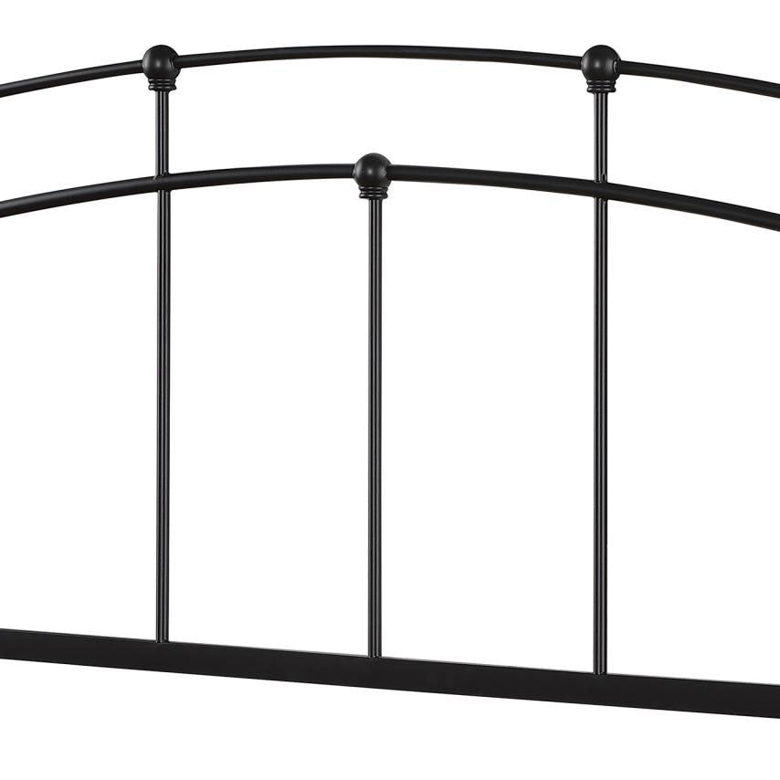 Black Metal Full Queen Headboard Black Bedroom Transitional Metal