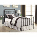 Dark Bronze Metal Spindle Twin Panel Bed Bronze Bedroom Traditional Metal