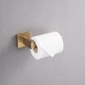 4 Piece Bathroom Hardware Set Brushed Gold Stainless Steel