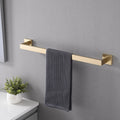 4 Piece Bathroom Hardware Set Brushed Gold Stainless Steel