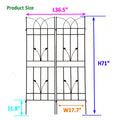 2 Pack Metal Garden Trellis 71